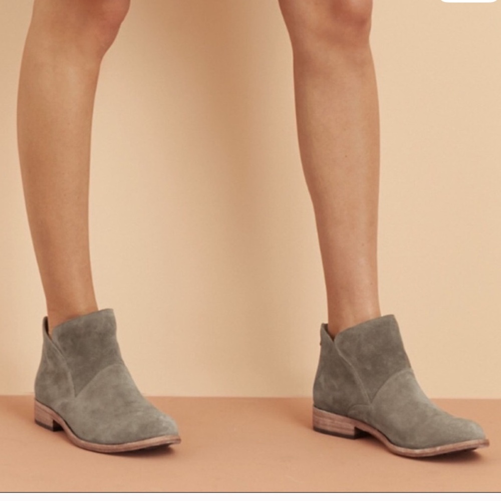 Kork-Ease Ryder Suede Ankle Boot Booties in Tan Sz 6.5